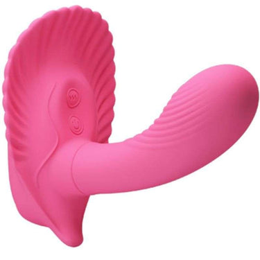 Vibrazione Punta G Wireless con 30 Modi - Silicone Premium Rosso